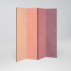 SMELLS LIKE PINK SPIRIT Decorative 4-Panel Room Divider