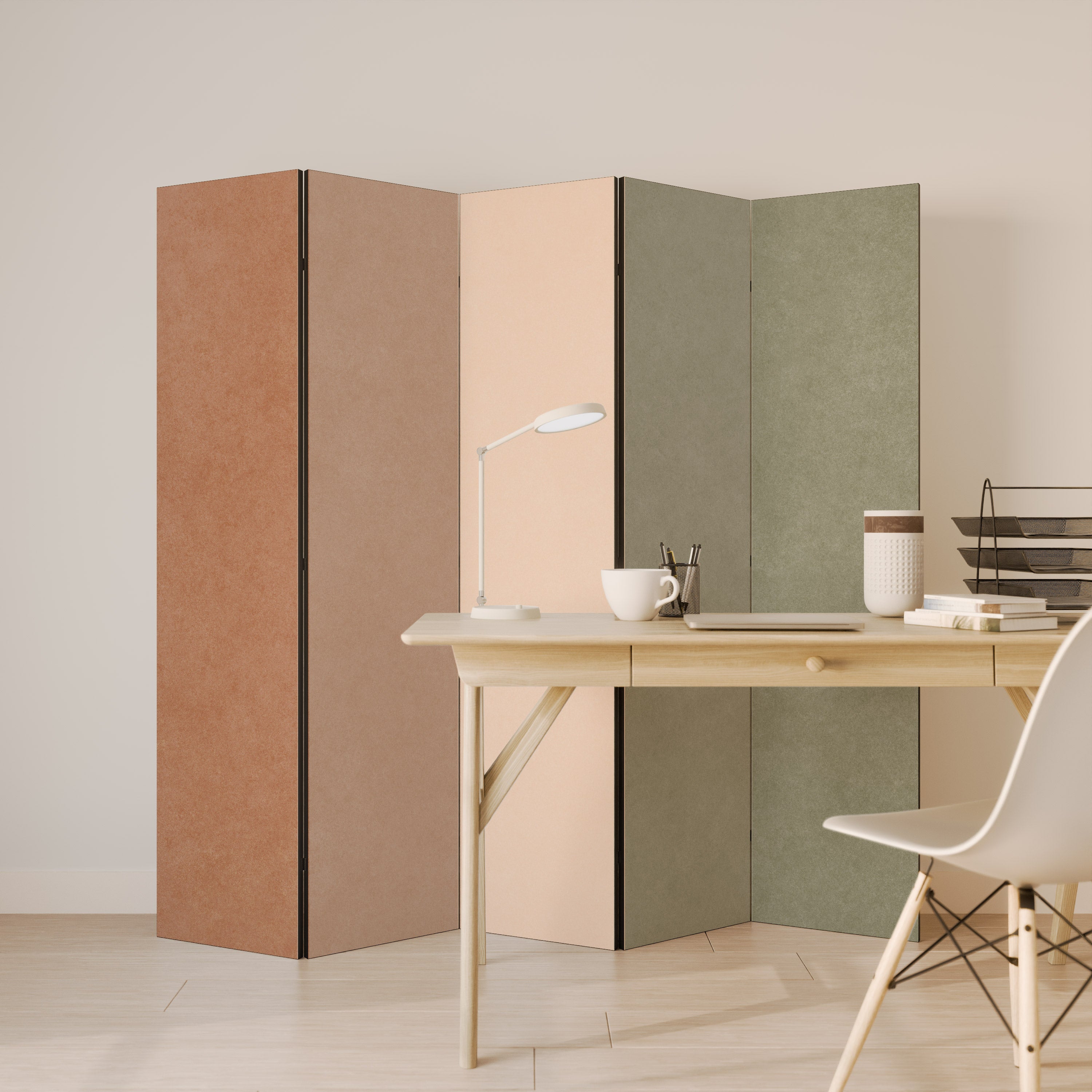 GANGNAM AVOCADO 5-Panel Room Divider