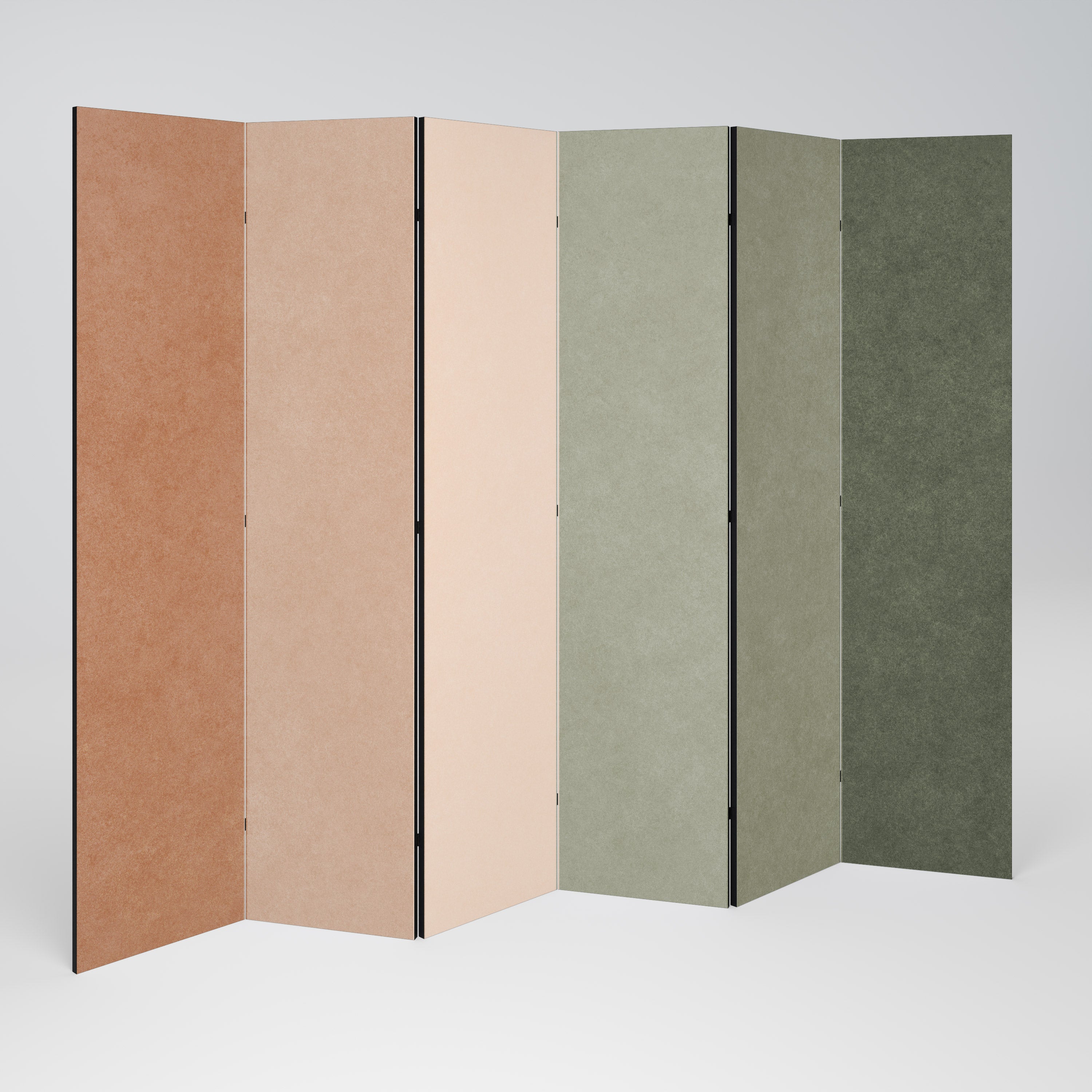 GANGNAM AVOCADO Biombo Decorativo de 6 Painéis