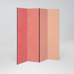 PEACH OF MY HEART 4-Panel Room Divider