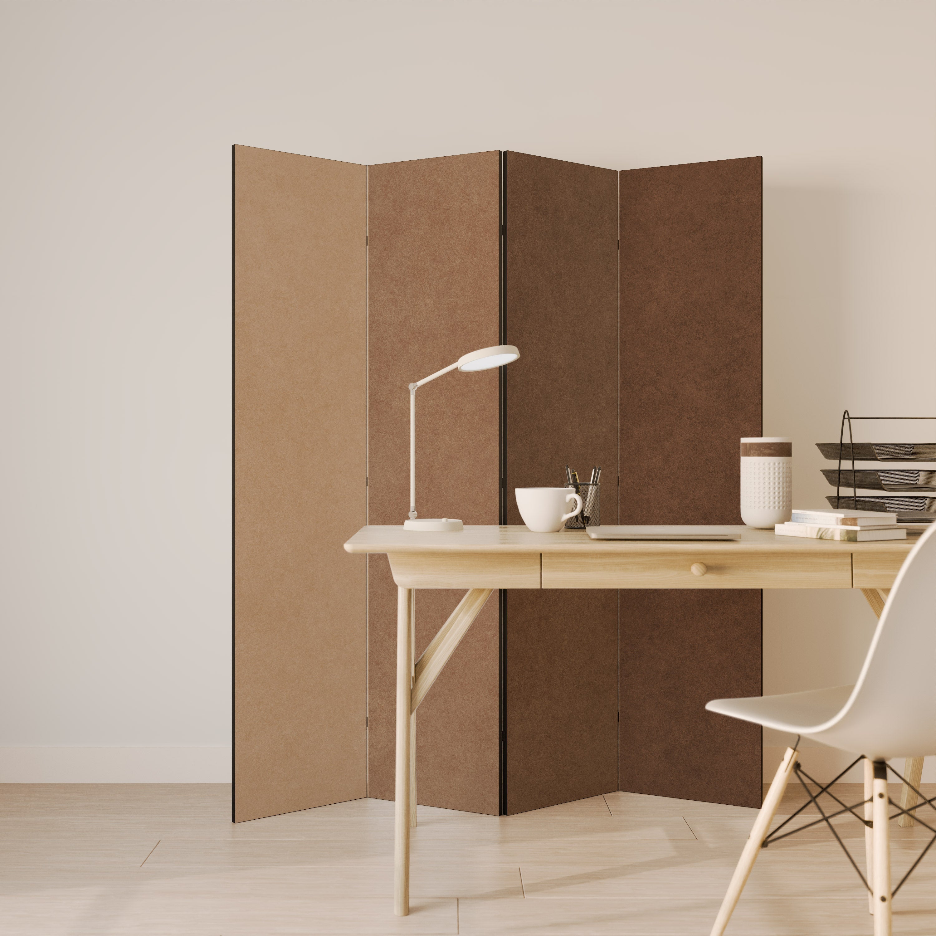 BROWNING IN THE DEEP Biombo Decorativo de 4 Painéis