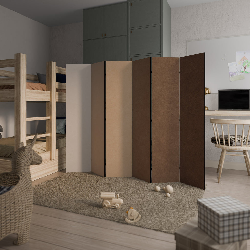 BROWNING IN THE DEEP Decorative 6-Panel Room Divider