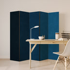 SHAKE IT BLUE Biombo Decorativo de 5 Painéis