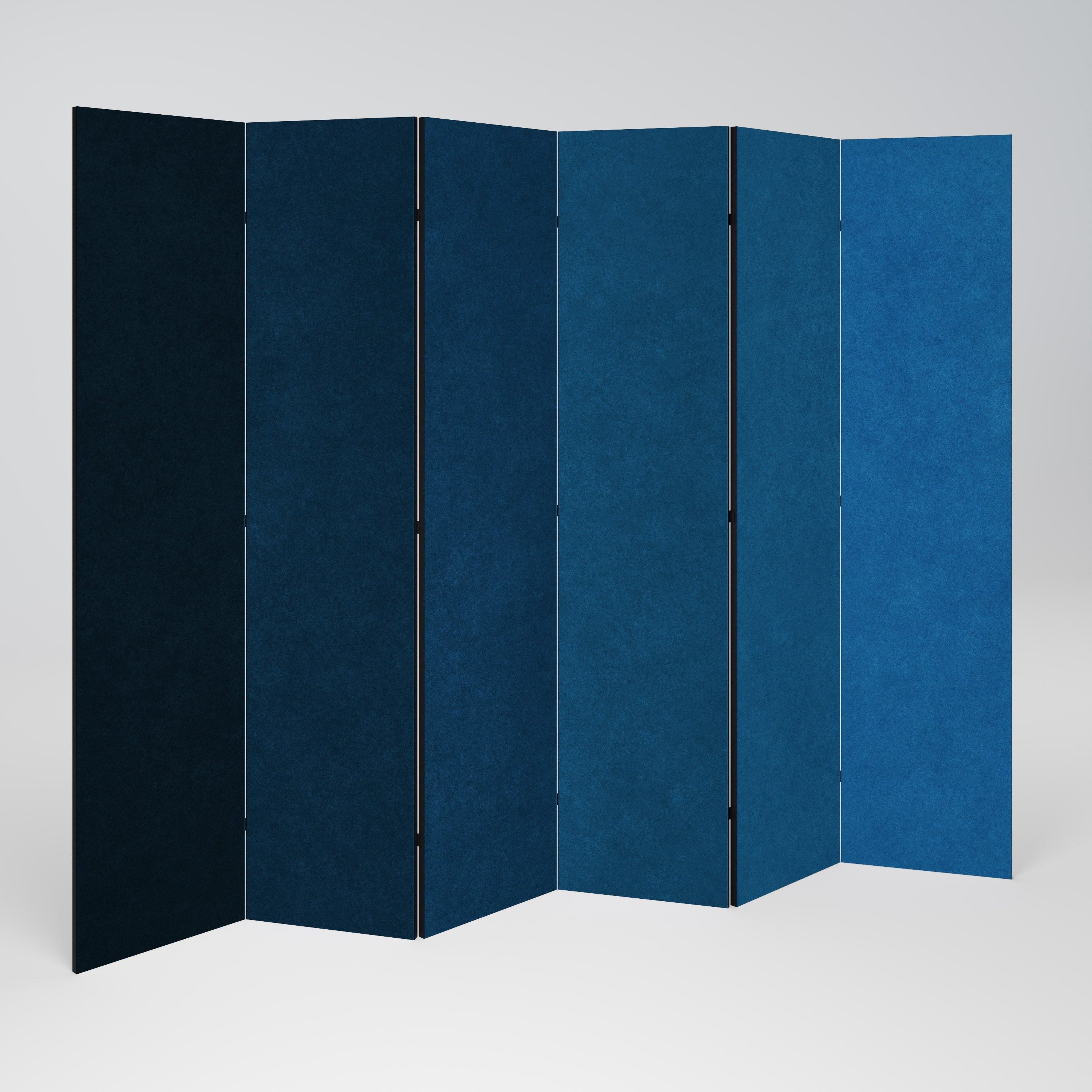 SHAKE IT BLUE Biombo Decorativo de 6 Painéis