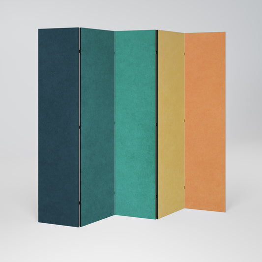 VIVA LA COLOR Biombo de 5 Painéis