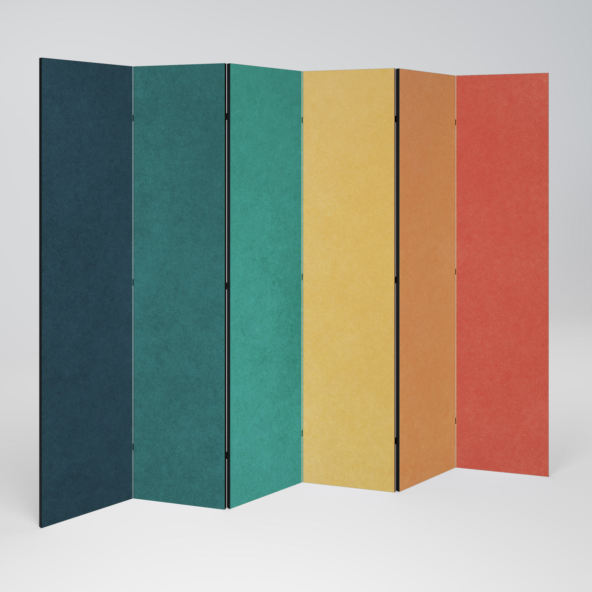 VIVA LA COLOR Biombo de 6 Painéis