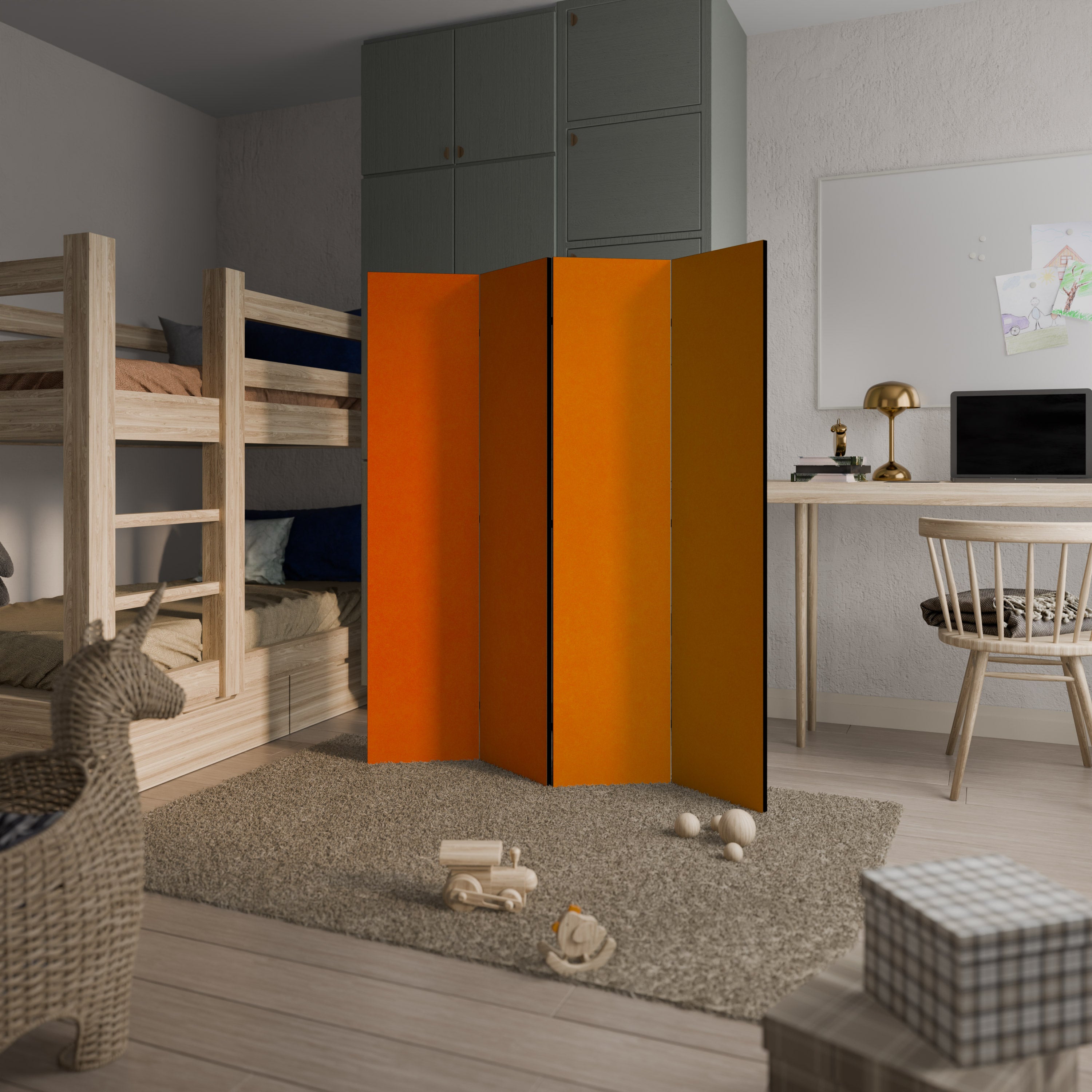 TANGELO RHAPSODY 4-Panel Room Divider
