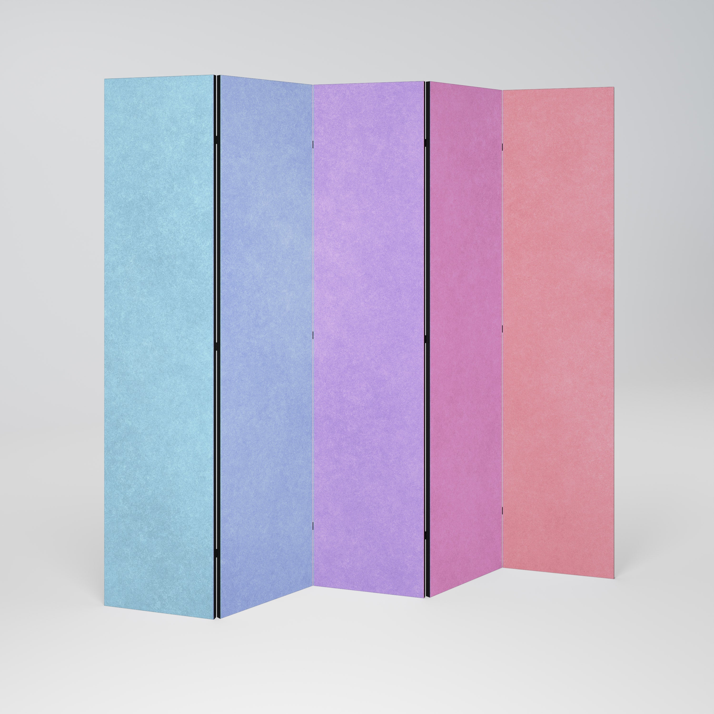 MY HEART WILL COLOR ON Biombo Decorativo de 5 Painéis