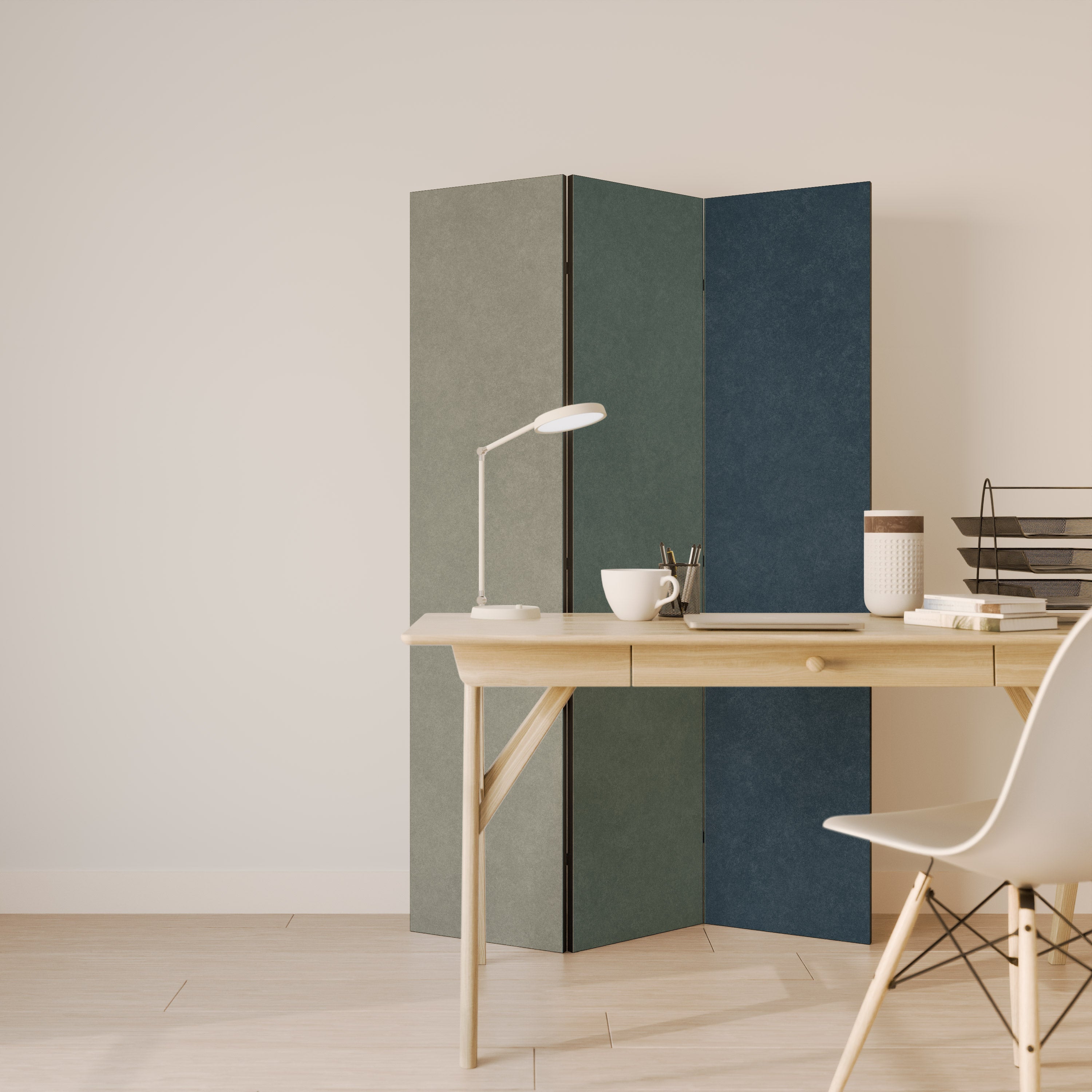 NORTH SEA ROMANCE Biombo Decorativo de 3 Painéis