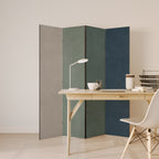 NORTH SEA ROMANCE Decorative 4-Panel Room Divider