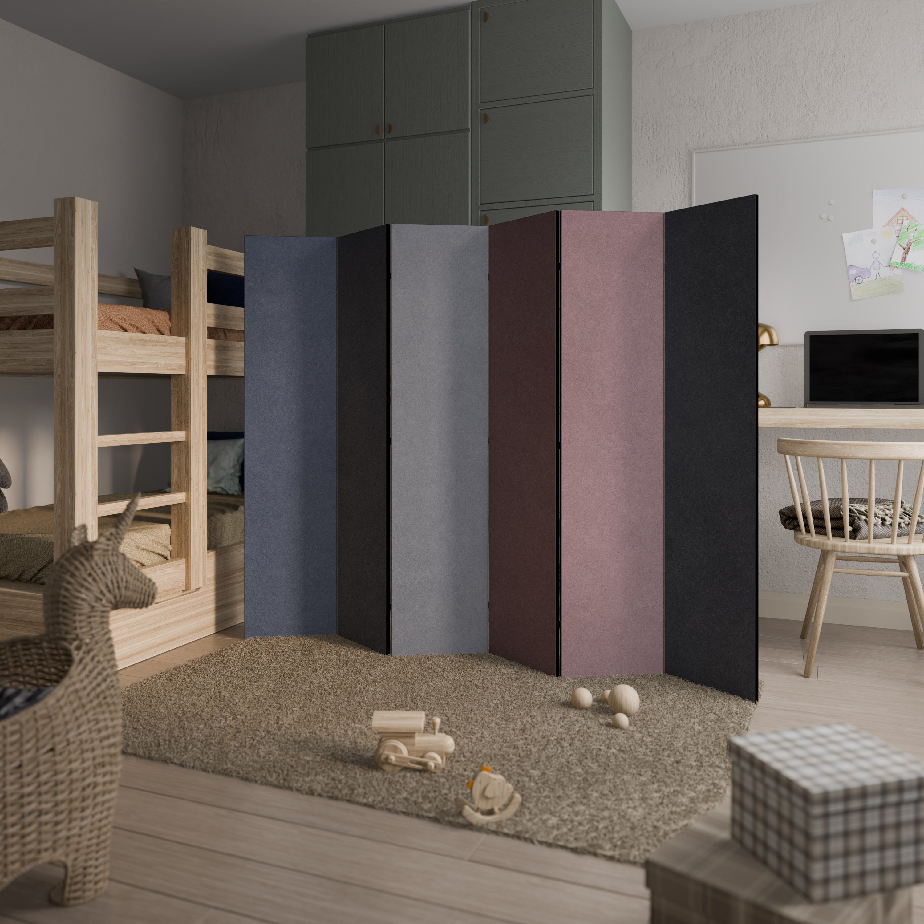 COLORWAY TO HEAVEN 6-Panel Room Divider