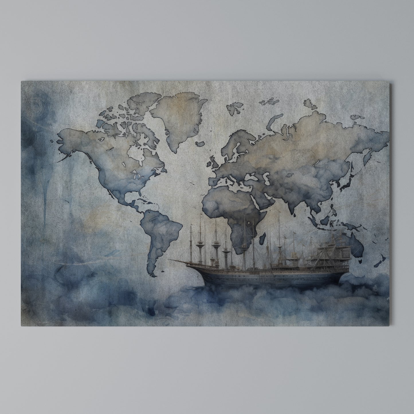 NAVIGATING CLOUDS Horizontal Canvas Print