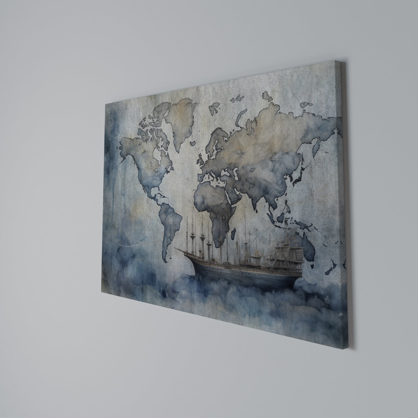 NAVIGATING CLOUDS Horizontal Canvas Print