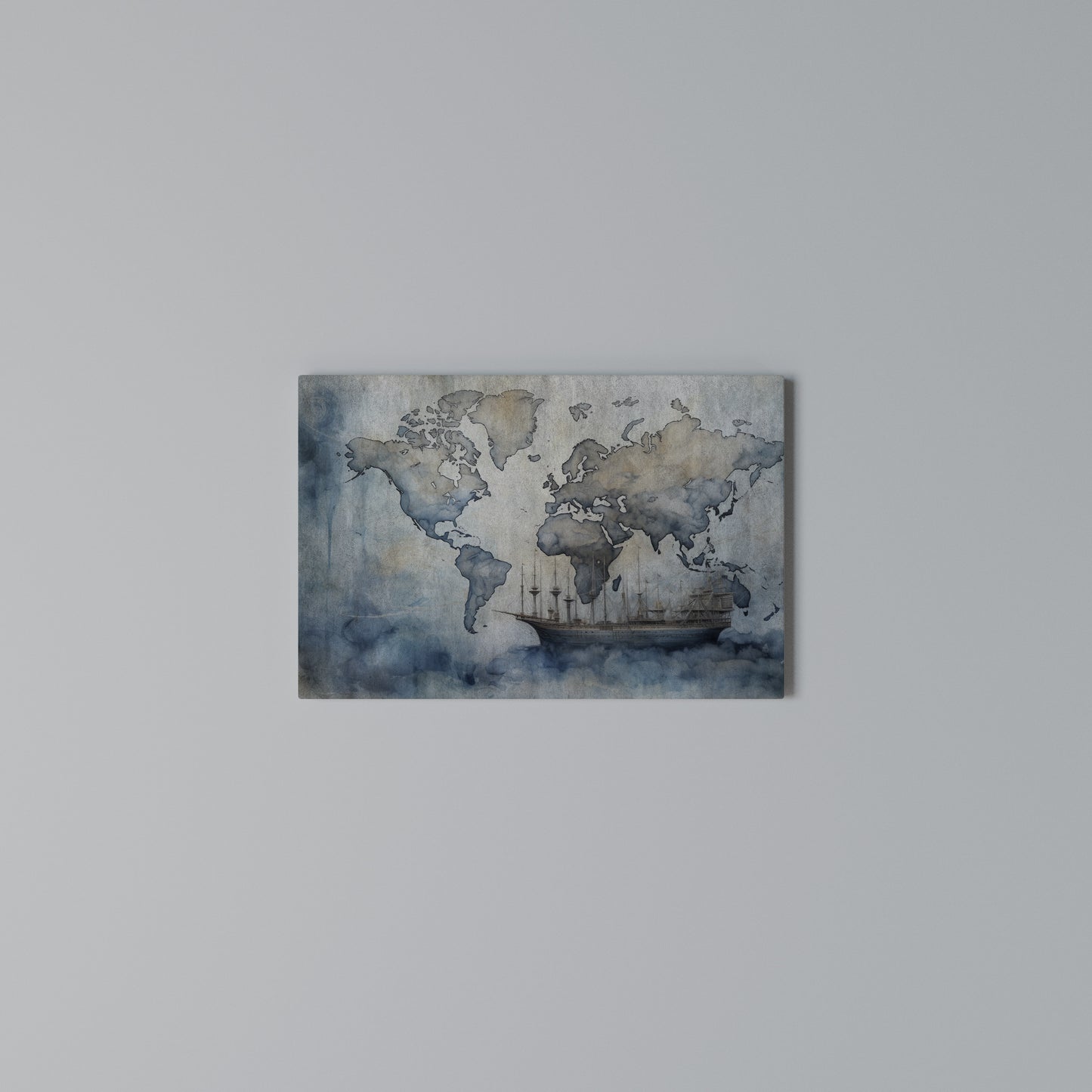 NAVIGATING CLOUDS Horizontal Canvas Print