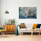 NAVIGATING CLOUDS Peel and Stick Horizontal Poster