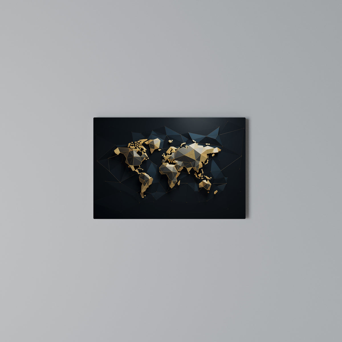 SHIMMERING WORLD SYMMETRY Horizontal Canvas Print