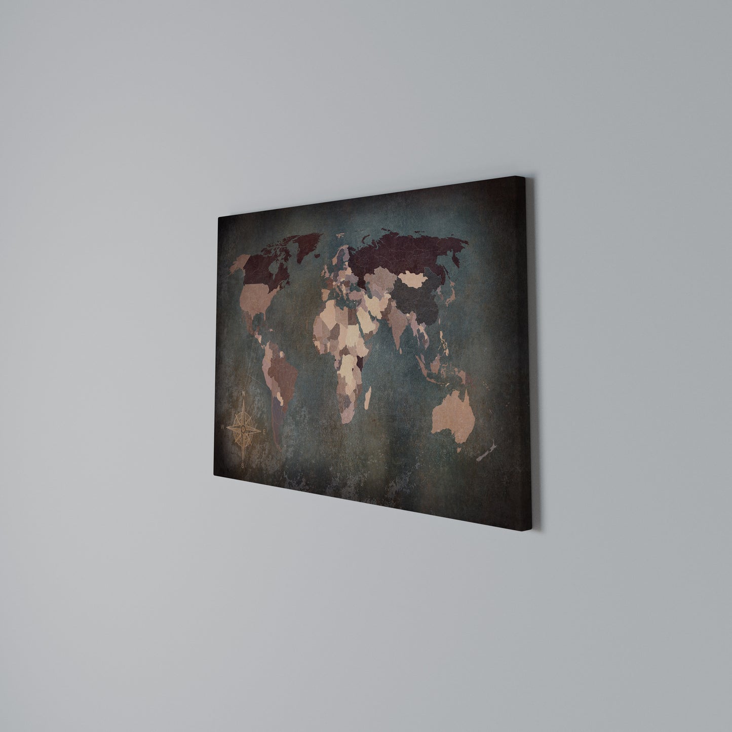 EARTH'S ARTISTIC TESSERAE Horizontal Canvas Print