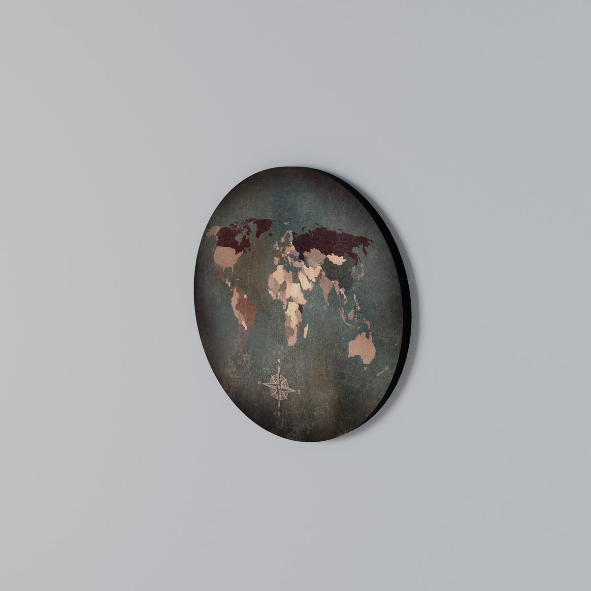 EARTH'S ARTISTIC TESSERAE Round Wall Art