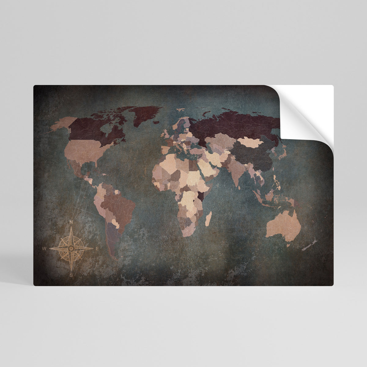 EARTH'S ARTISTIC TESSERAE Póster Autocolante Horizontal