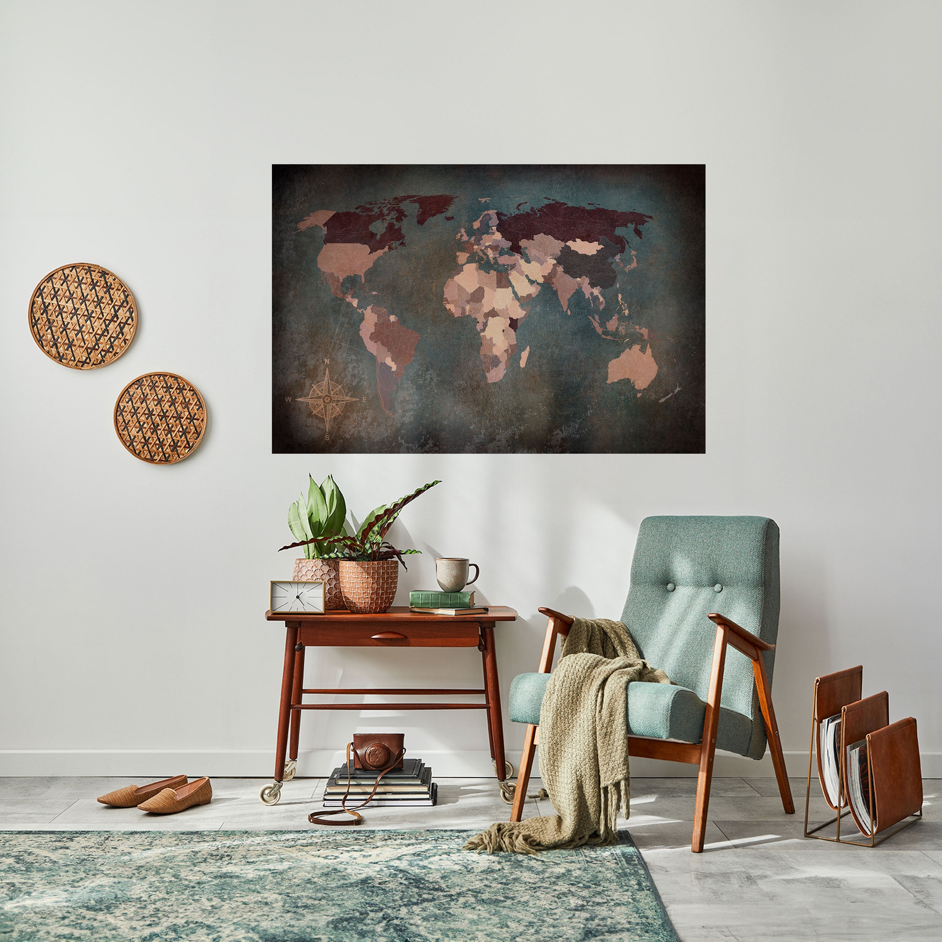 EARTH'S ARTISTIC TESSERAE Poster Horizontal Autocolante