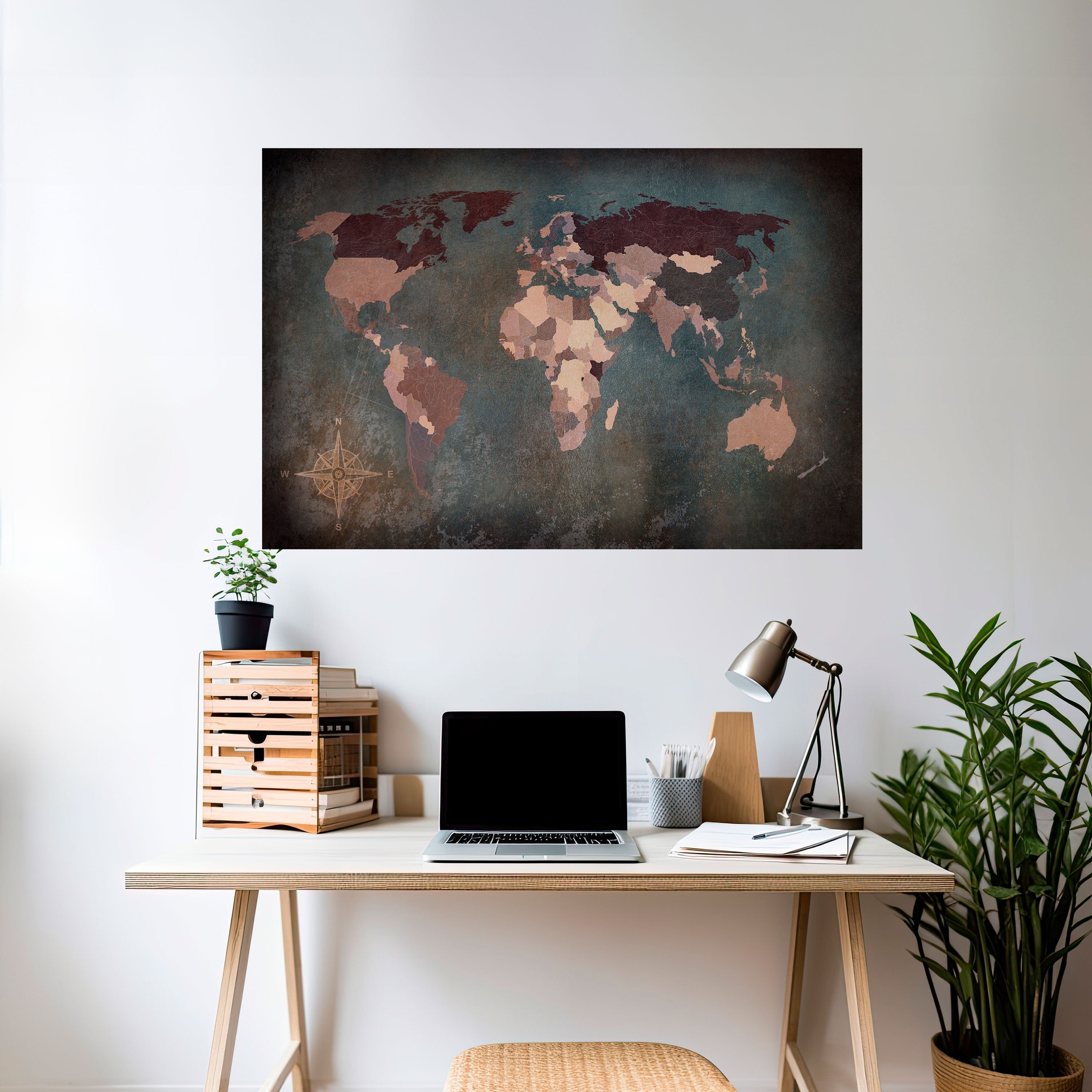 EARTH'S ARTISTIC TESSERAE Poster Horizontal Autocolante