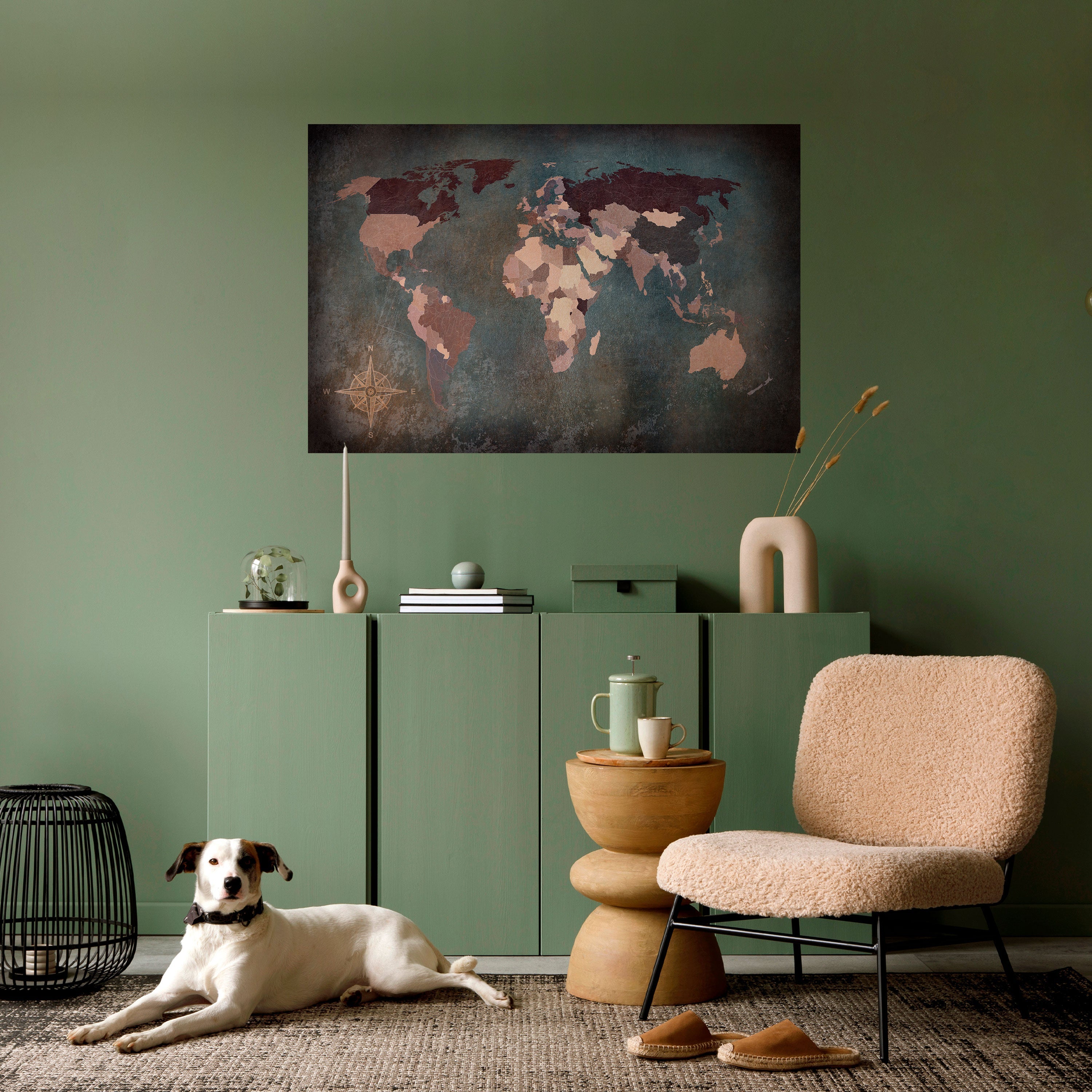 EARTH'S ARTISTIC TESSERAE Poster Horizontal Autocolante