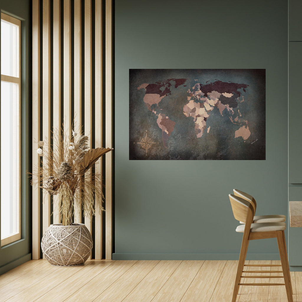 EARTH'S ARTISTIC TESSERAE Poster Horizontal Autocolante