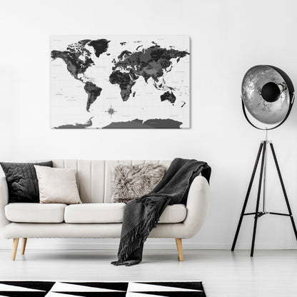 GLOBAL SHADOWS Horizontal Canvas Print