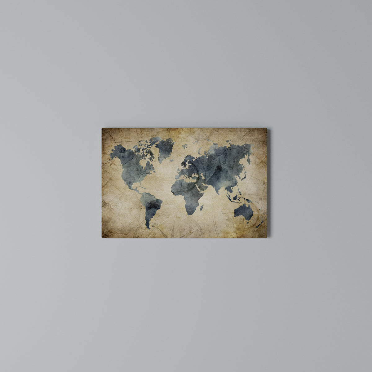 VINTAGE WORLDVIEW Horizontal Canvas Print