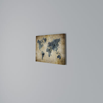 VINTAGE WORLDVIEW Horizontal Canvas Print