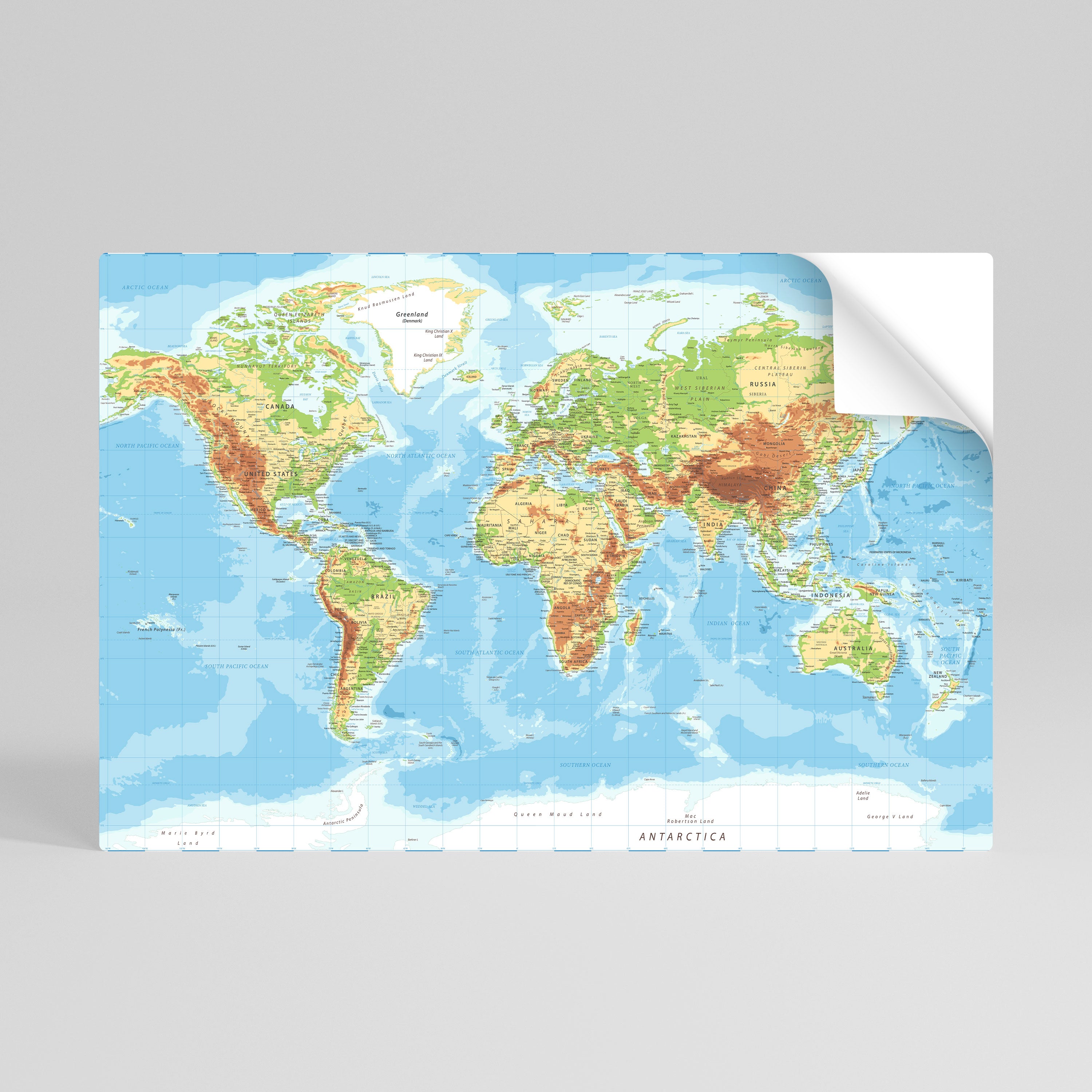 CONTINENTAL COLOR SYMPHONY Peel and Stick Horizontal Poster