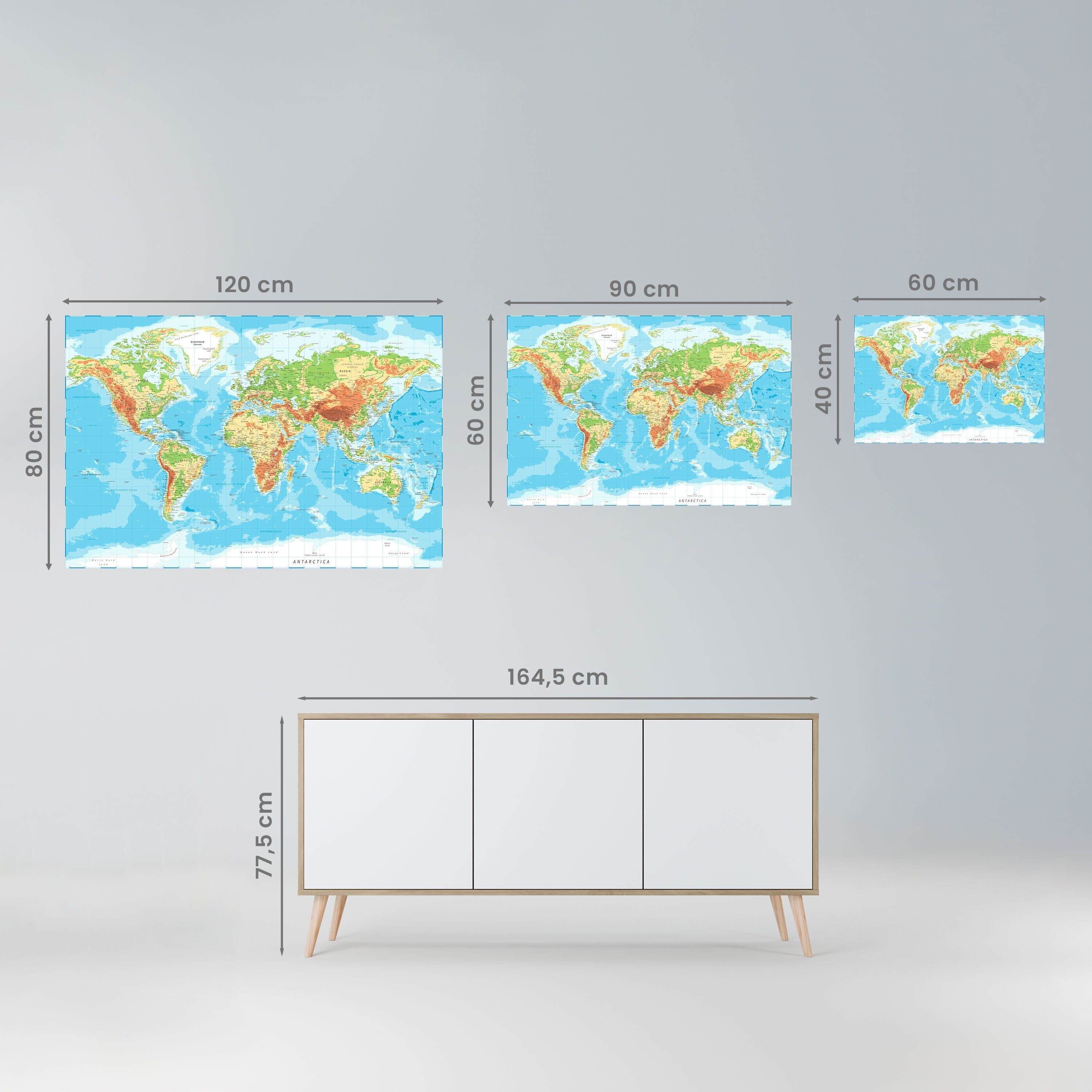 CONTINENTAL COLOR SYMPHONY Poster Horizontal Autocolante