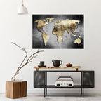 GOLDEN GLOBE TREASURE Poster Horizontal Autocolante