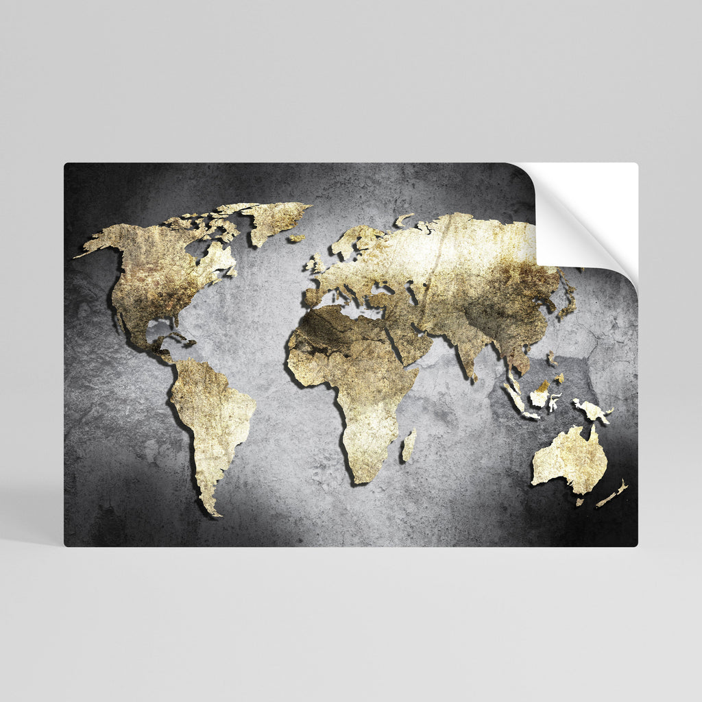 GOLDEN GLOBE TREASURE Poster Horizontal Autocolante