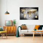 GOLDEN GLOBE TREASURE Poster Horizontal Autocolante