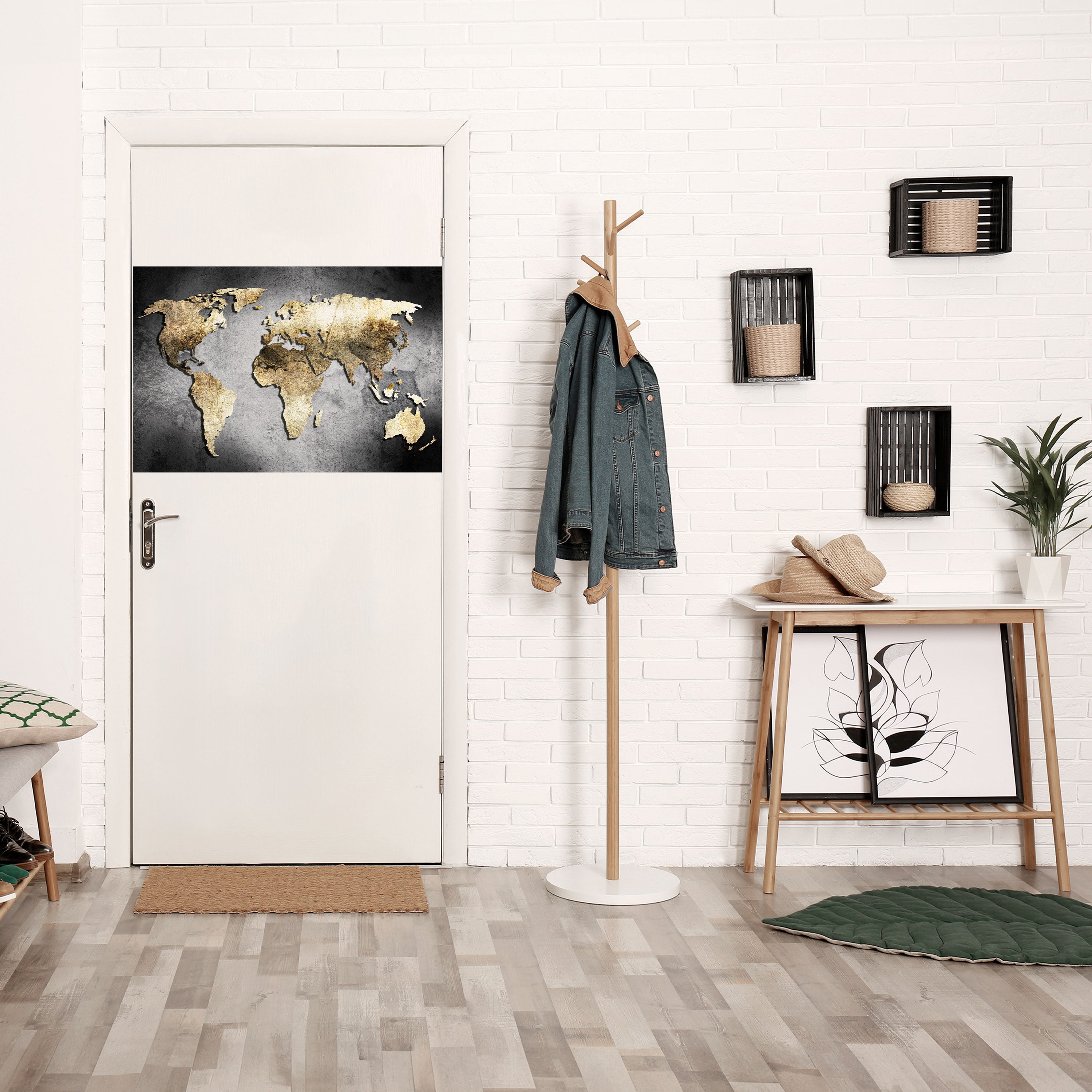 GOLDEN GLOBE TREASURE Poster Horizontal Autocolante