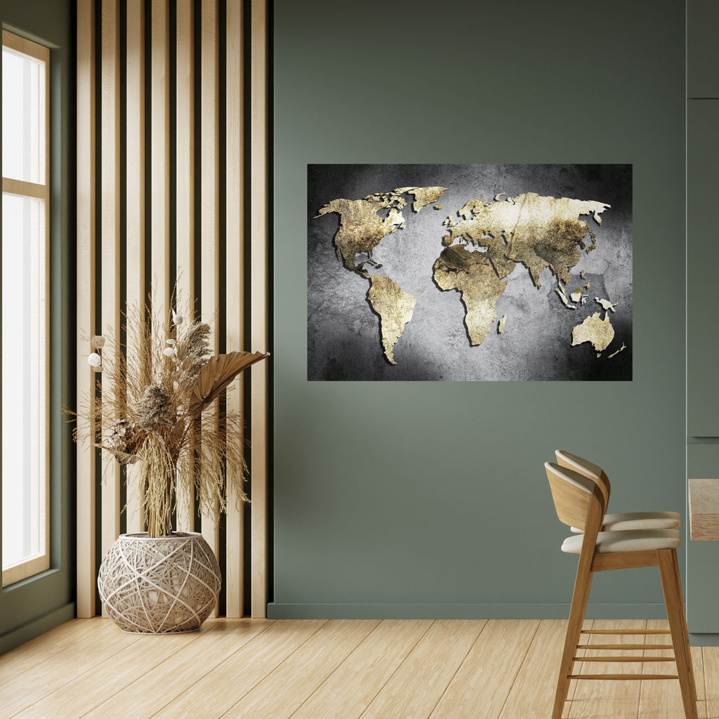 GOLDEN GLOBE TREASURE Poster Horizontal Autocolante