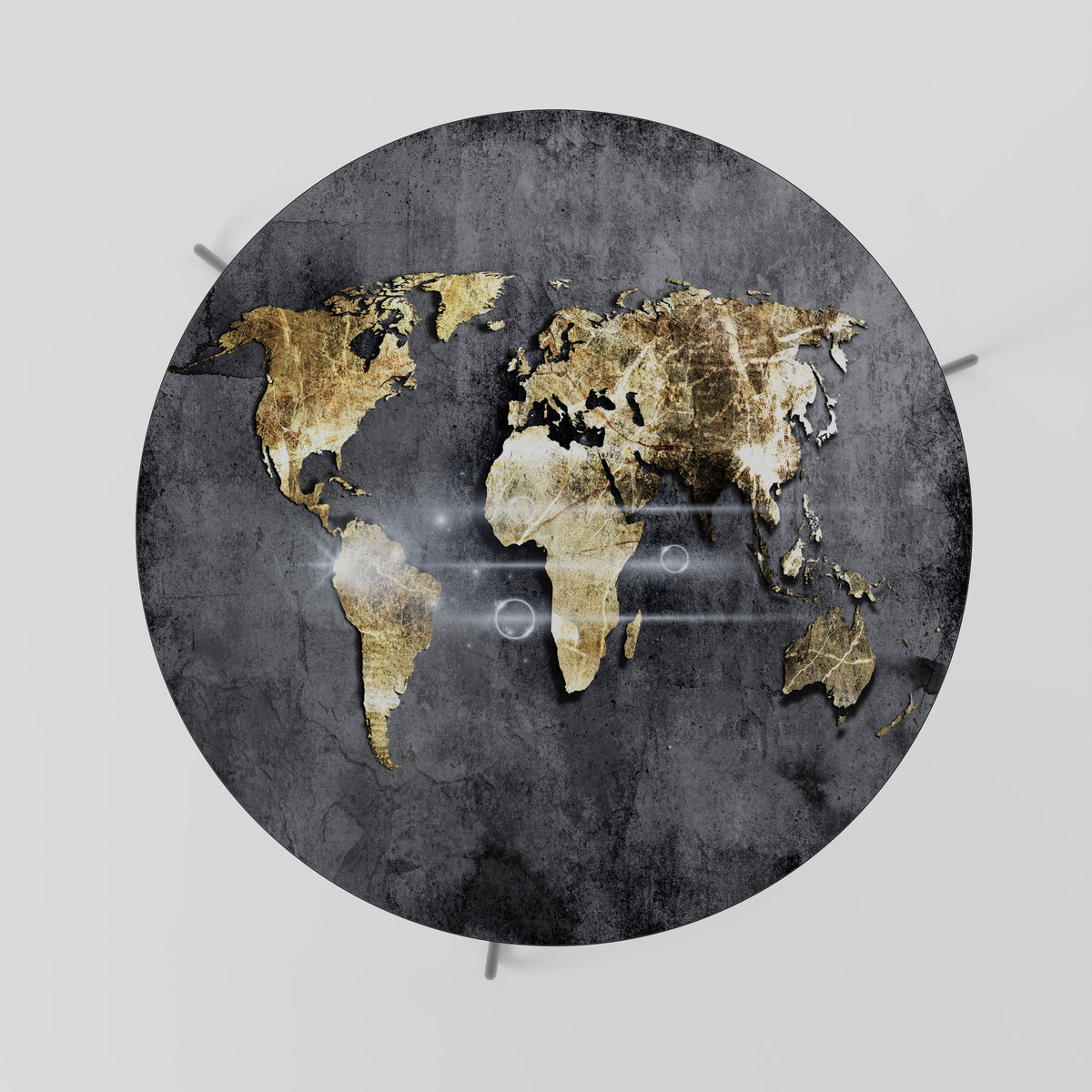 SHIMMERING EARTH MAP Mesa de Centro