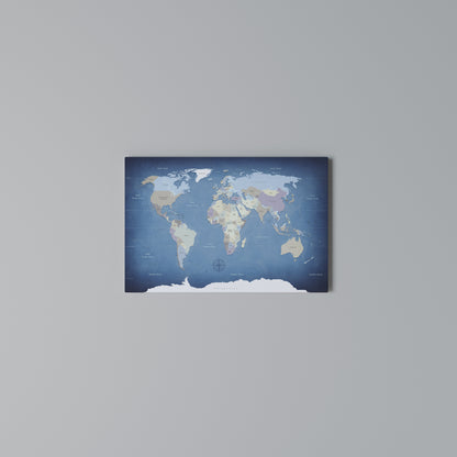 MAP OF DISCOVERY Horizontal Canvas Print