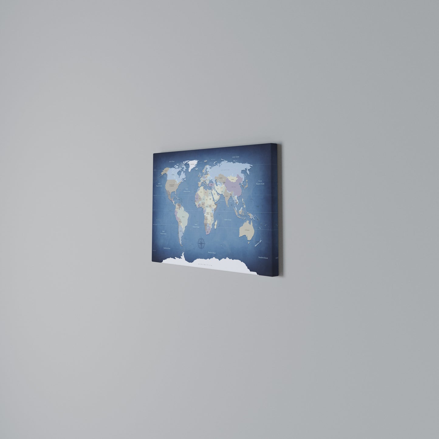 MAP OF DISCOVERY Horizontal Canvas Print