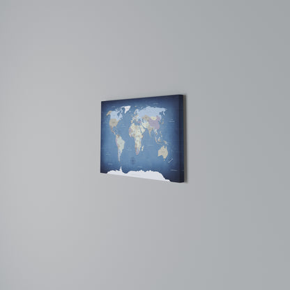 MAP OF DISCOVERY Horizontal Canvas Print