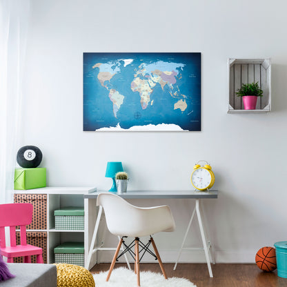 MAP OF DISCOVERY Horizontal Canvas Print