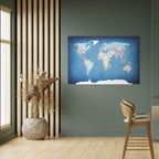 MAP OF DISCOVERY Peel and Stick Horizontal Poster