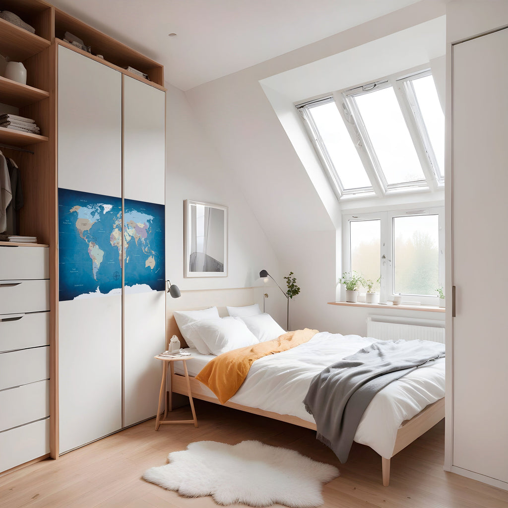 MAP OF DISCOVERY Peel and Stick Horizontal Poster