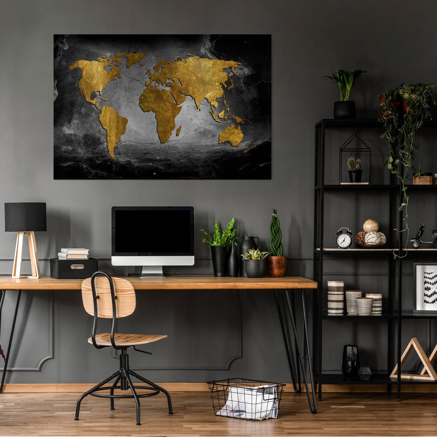 DARK WORLDVIEW Horizontal Canvas Print