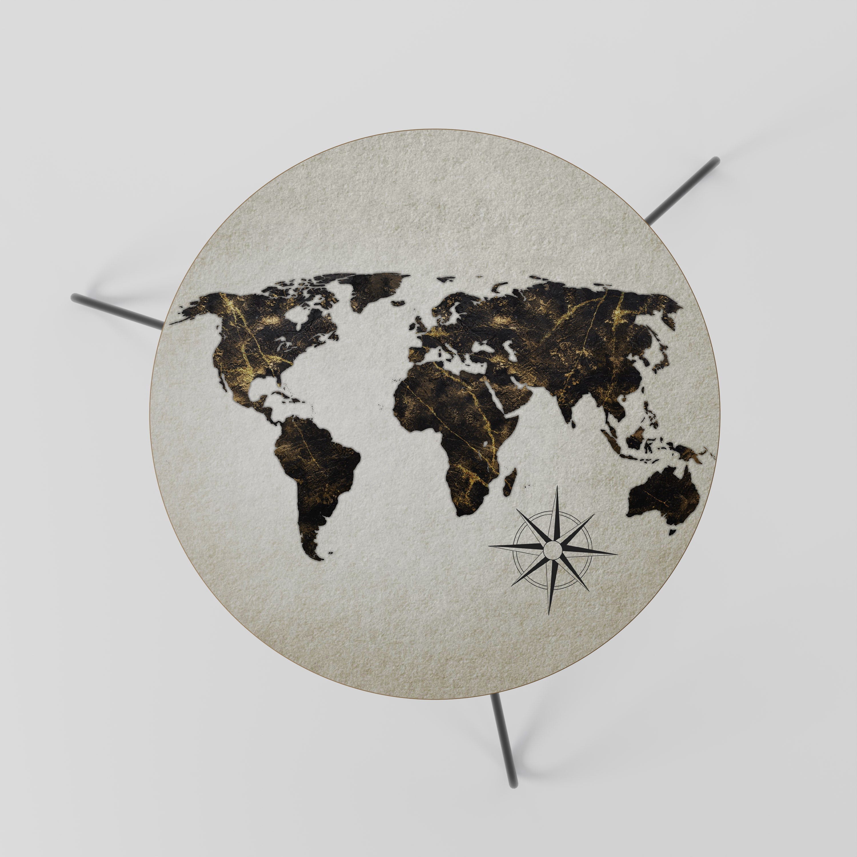 GOLDEN LINES GLOBE Mesa de Centro 60