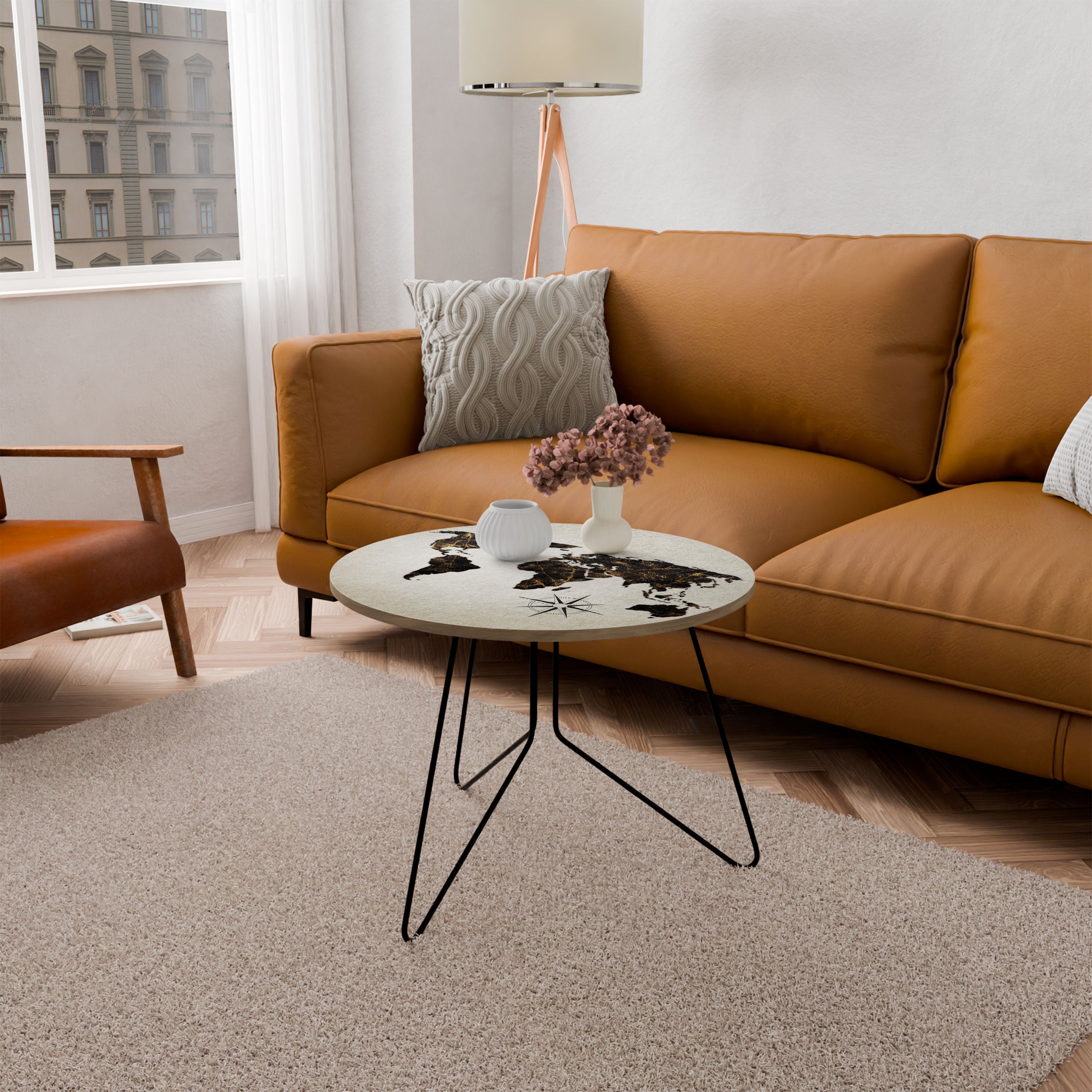 GOLDEN LINES GLOBE Coffee Table 69