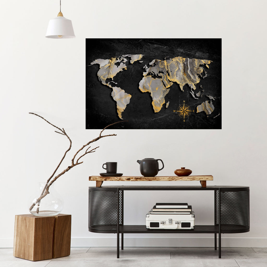 ELEGANT WORLDWIDE Poster Horizontal Autocolante
