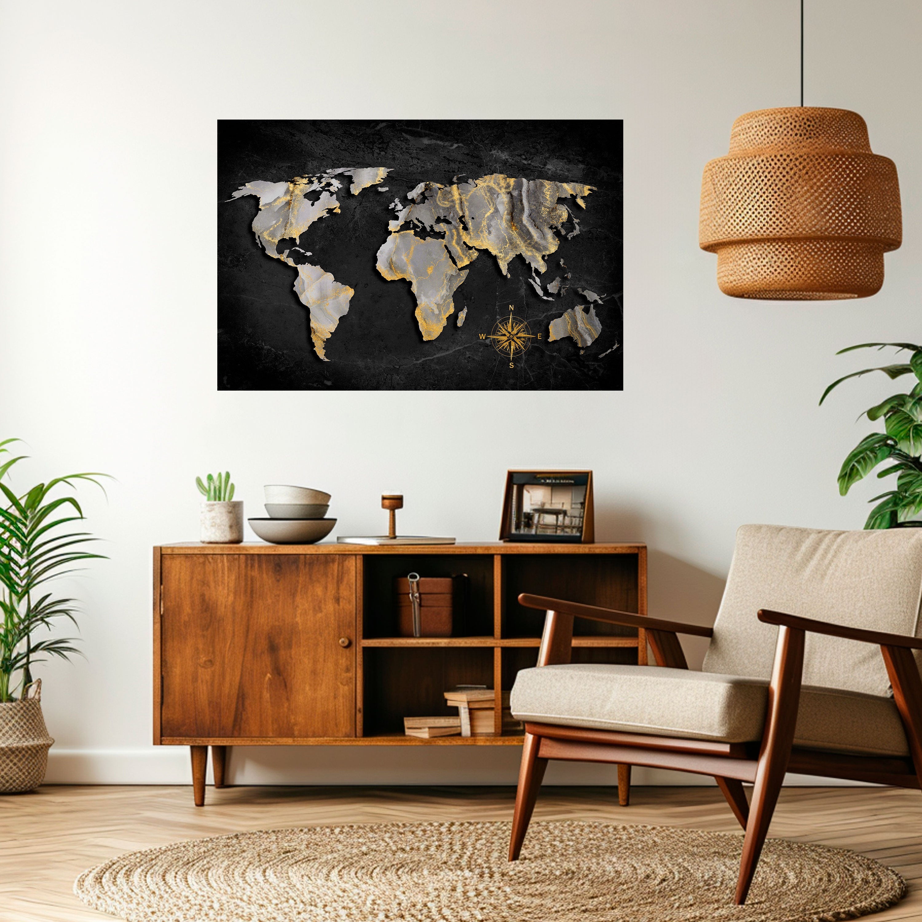 ELEGANT WORLDWIDE Poster Horizontal Autocolante