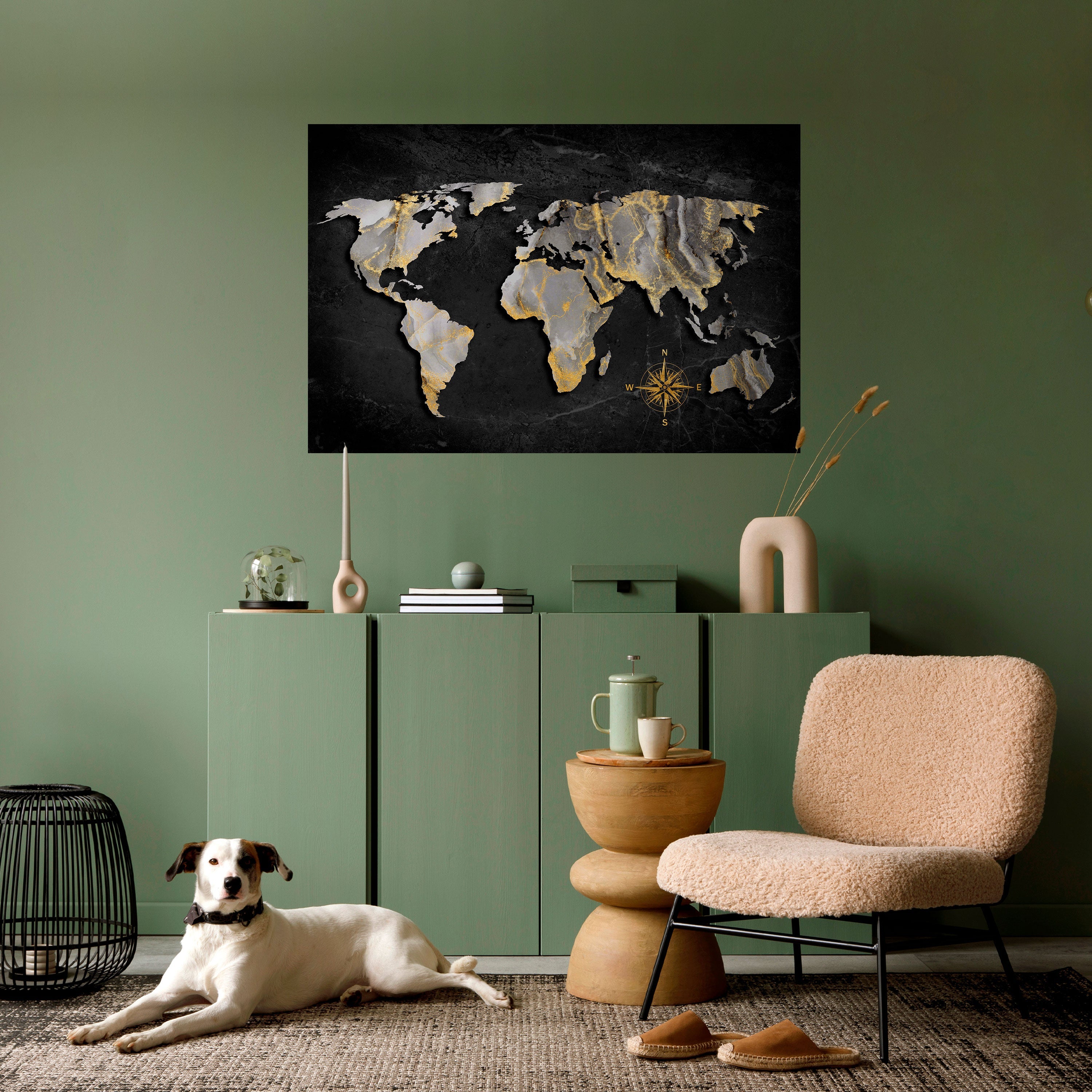 ELEGANT WORLDWIDE Poster Horizontal Autocolante